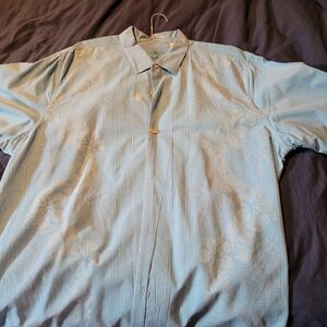Tommy Bahama Light Blue Casual Button Down Shirt